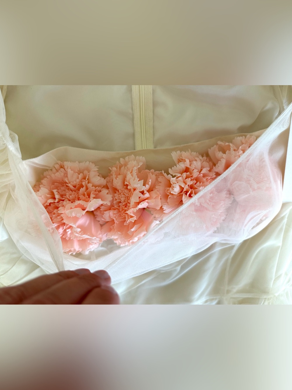 Simone Rocha Exclusive Bridal Carnation Ivory Tulle Dress UK 12 / US Large NWT - Picture 13 of 16